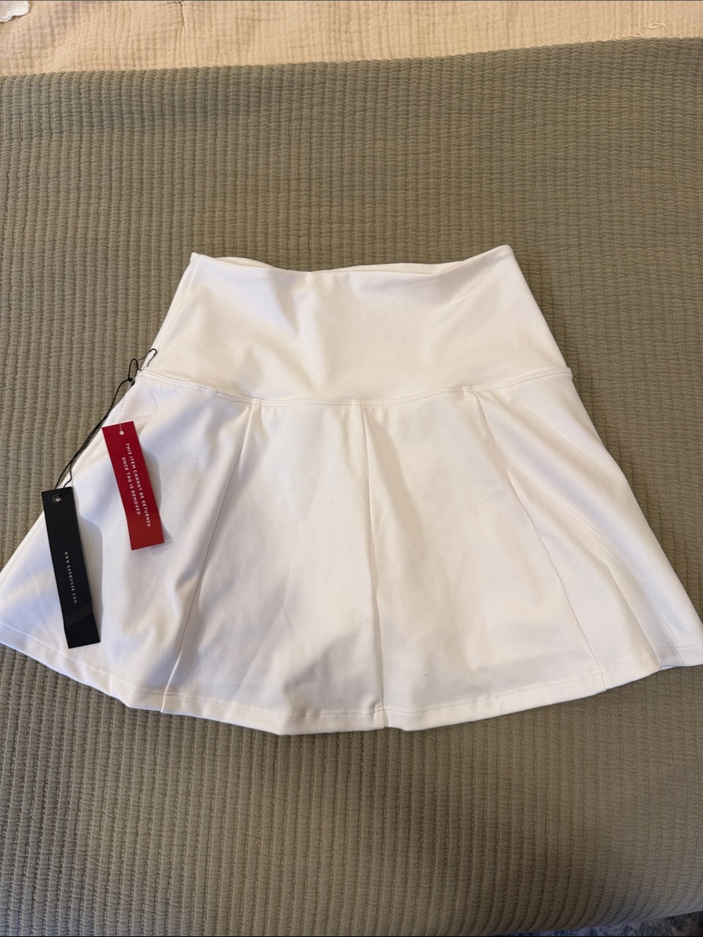 NWT Carbon38 White Tennis Skirt size S